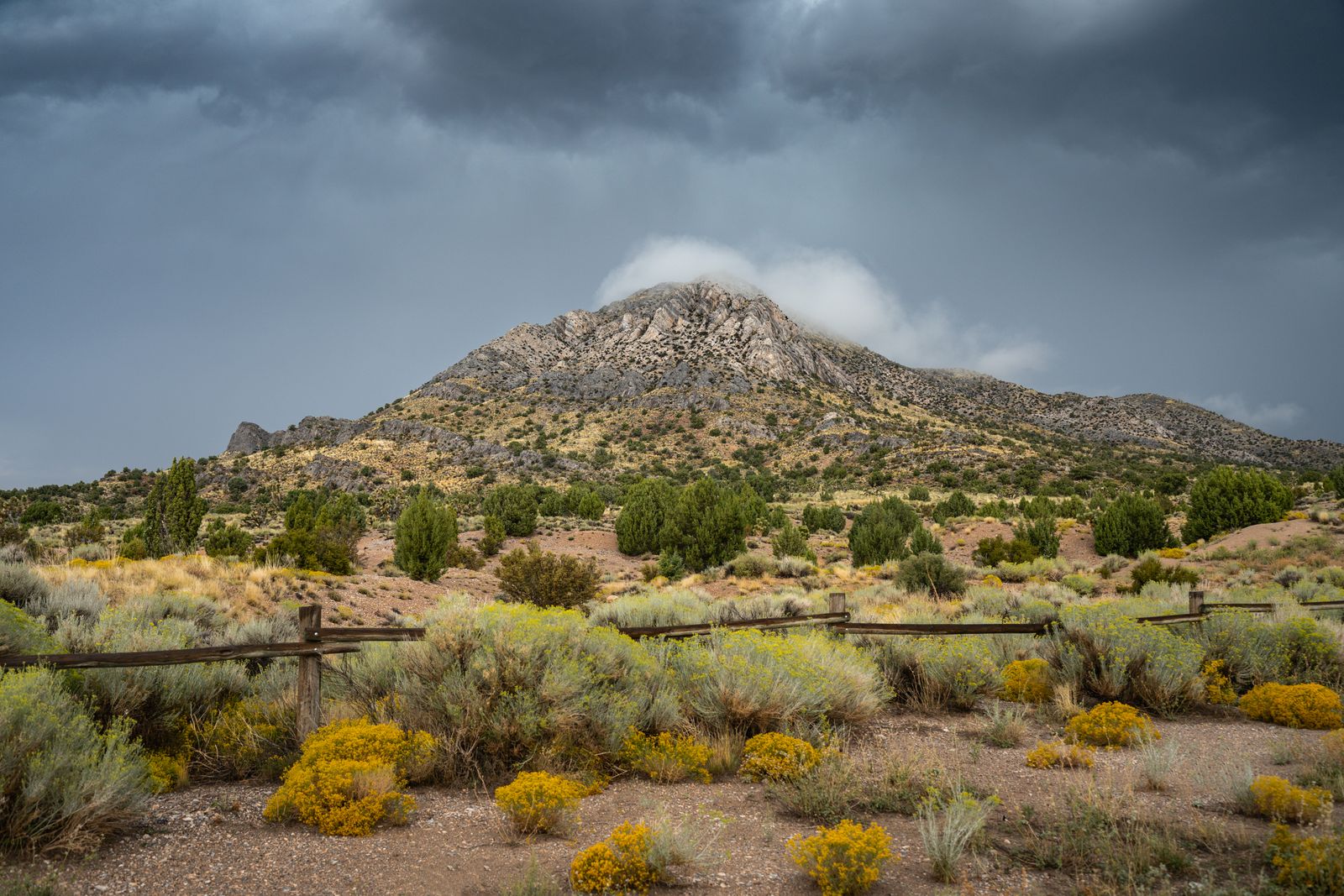 Desert country along the Pony Express route near Simpson Springs, Utah