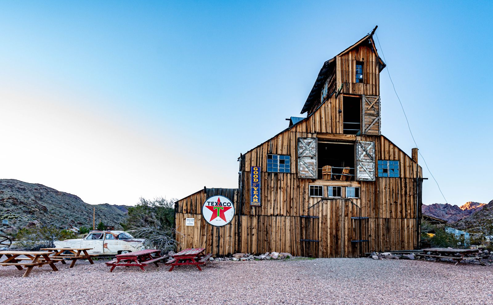 Landscape of the kind found around Oatman, Arizona