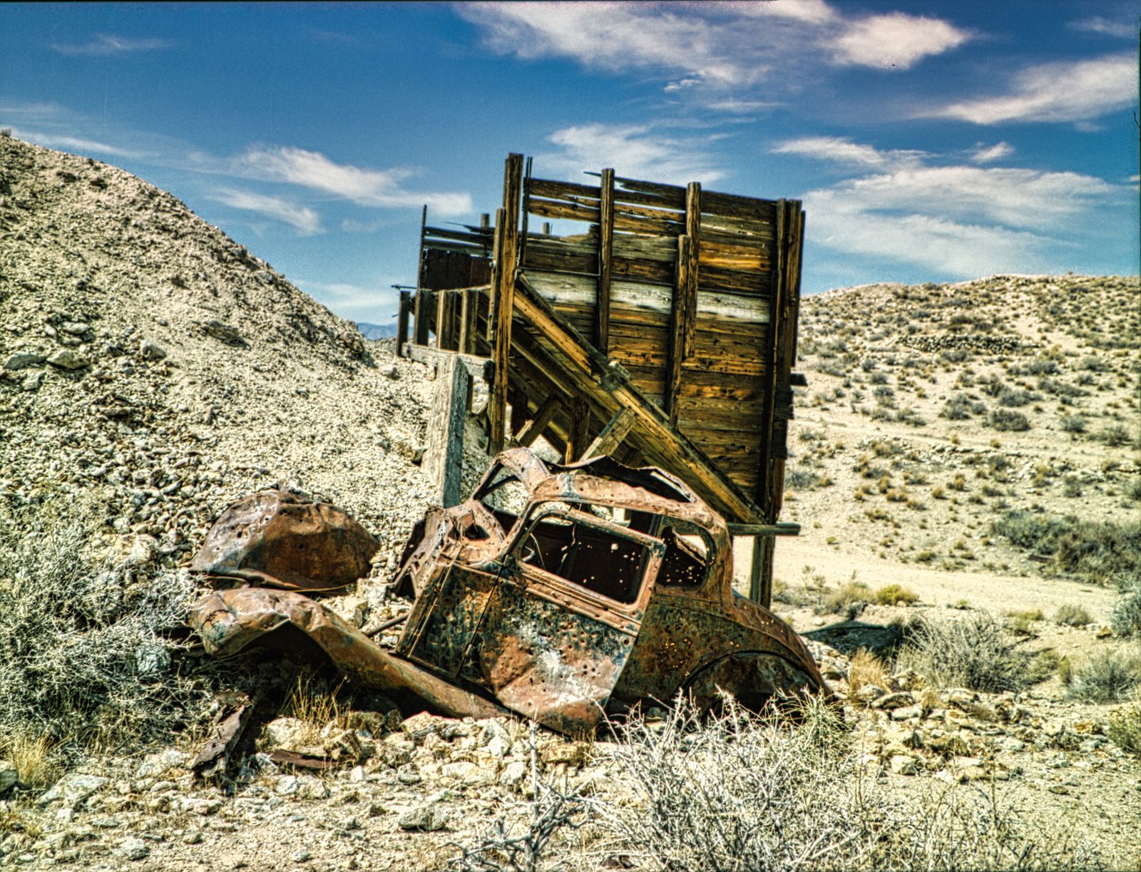 Landscape of the kind found around Calico, California